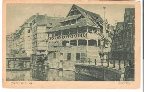 Straßburg i. Els. - Pflanzbad  von 1926  (AK5520)