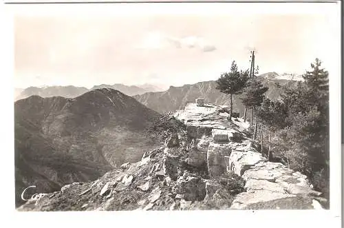 Peira Cava - La Table d'Orientation et la chaîn des Alpes  von 1952  (AK5525)