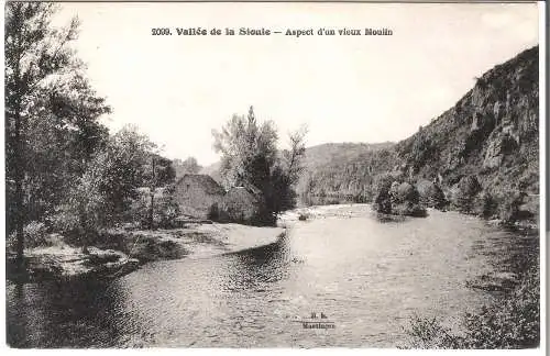 Vallée de la Sioule - Aspect d'un vieux Moulin von 1928  (AK5534)