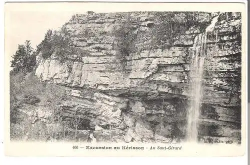 Excursion au Hérisson - Au Saut Girard von 1928  (AK5535)