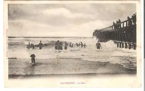 CAP-BRETON - Le Bain von 1905  (AK5556)