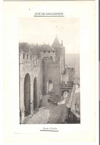 Cité de Carcassonne - Porte d'Ande von 1915  (AK5566)