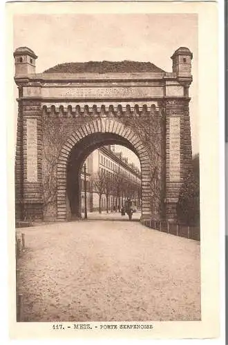 Metz - Porte Serpenois von 1937  (AK5569)