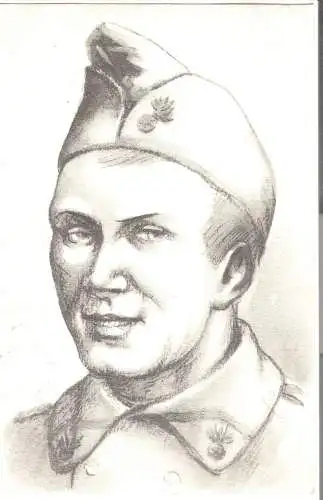 Un jeune Soldat - Zeichnung von 1938 (AK5601)