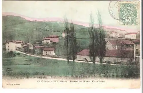 CHESSY-les-MINES - Hameau des Mines et Usine Poizat von 1907 (AK5603)