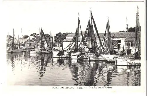 PORT POTHUAU - Les Salins d'Hyères von 1936  (AK5610)