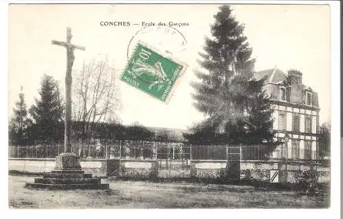 CONCHES - Ecole des Garcon von 1920  (AK5614)