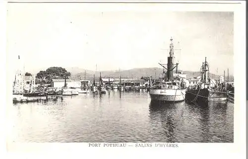 Port Pothuau - Salins d'Hyères von 1932  (AK5616)