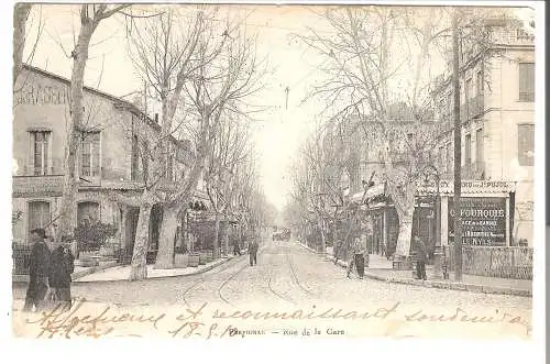 PERPIGNAN - Rue de la Gare von 1910 (AK5619)