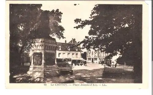 Le CROTOY - Place Jeanne d'Arc von 1932 (AK5623)
