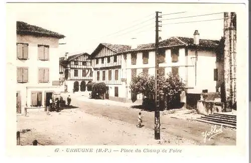 URRUGNE - Place du Champ de Foire von 1922 (AK5627)