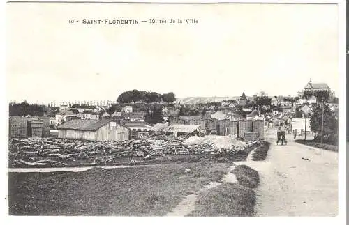 Saint-Florentin - Entrée de la Ville von 1909 (AK5635)