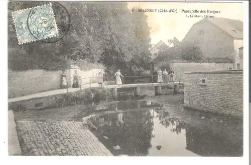 Selongey - Passerelle des Bergues von 1906 (AK5644)