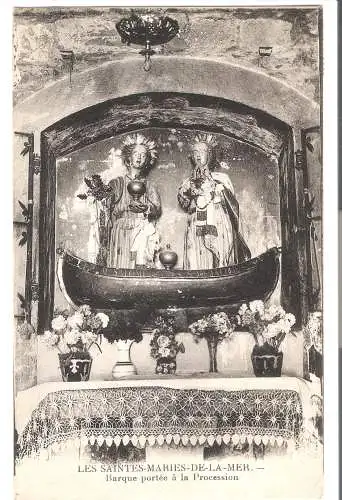 Les Saintes Maries de la Mer  - Barque portée à la Procession von 1937 (AK5658)