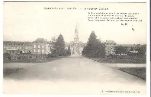 Saint Pern - La Tour St.-Joseph von 1906 (AK5664)