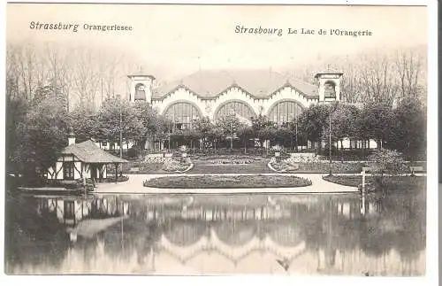 Strassbourg Le Lac de L'Orangerie von 1905 (AK5668)