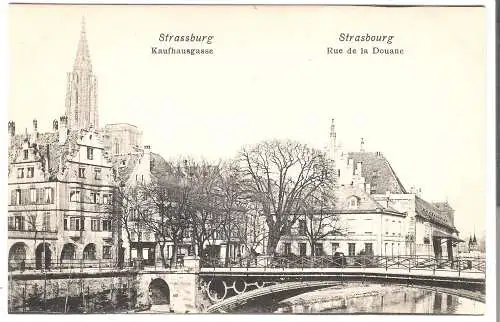 Strassbourg - Rue de la Douane von 1905 (AK5669)