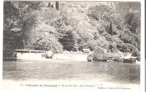 Fontaine de Vaucluse - Bords du Lac - Les Cascades von 1909 (AK5677)