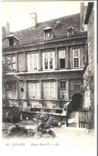 Langres - Maison Henri IV. von 1902  (AK5681)