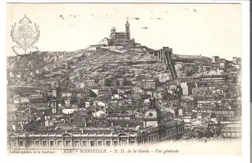 Marseille - N.D. de la Garde - Vue générale  von 1929 (AK5691)