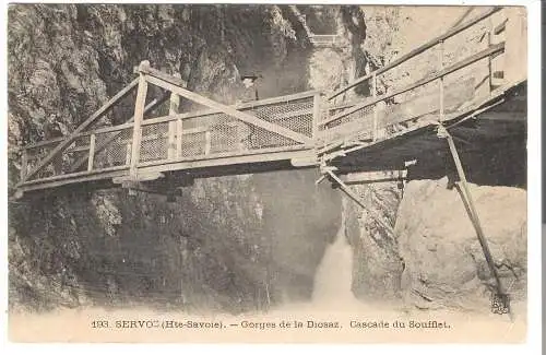 Servoz - Georges de la Diosaz - Cascade du Soufflet von 1906 (AK5693)