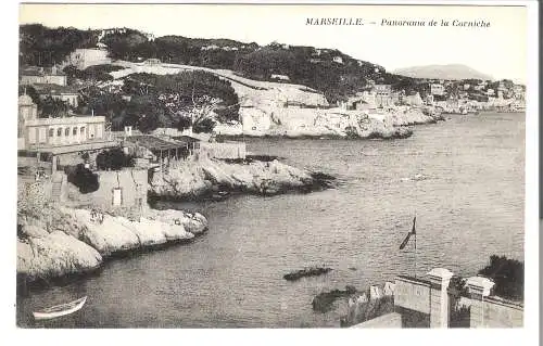 Marseille - Panorama de la Corniche von 1910 (AK5700)