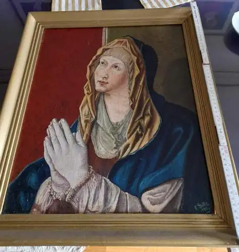 Maria betet - von Franz Paul Götte - dat.1946 (1157RG) Preis reduziert