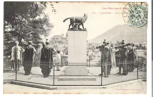 Les Hautes-Pyrrénées - Lourdes   von 1907 (AK5719)