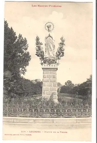 Les Hautes-Pyrrénées - Lourdes - Statue de la Vierge  von 1907 (AK5720)