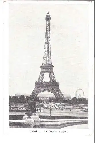 Paris - La Tour Eiffel   von 1909 (AK5801)