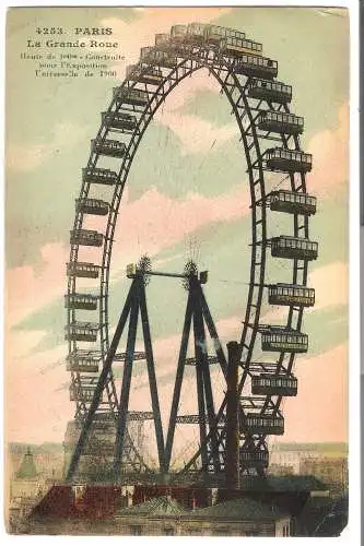 Paris - La Grande Roue von 1918 (AK5806)