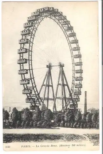 Paris - La Grande Roue von 1908 (AK5807)