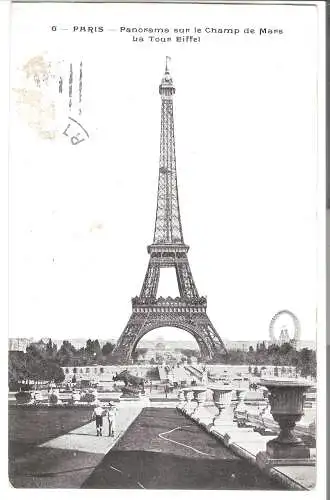 Paris - Panorama sur le Champ de Mars - La Tour Eiffel  von 1912  (AK5818)