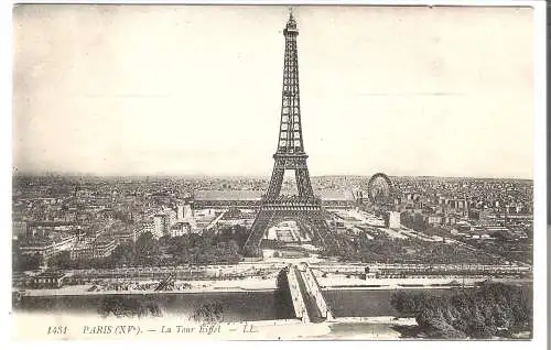 Paris - La Tour Eiffel et le Parc du Champ-de-Mars von 1910 (AK5824)