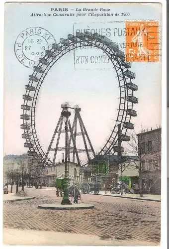 Paris - La Grande Roue von 1922  (AK5825)