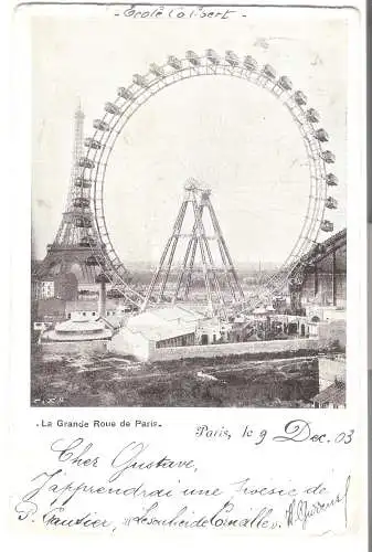 Paris - La Grande Roue von 1903  (AK5827)