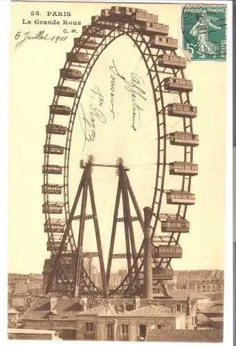 Paris - La Grande Roue von 1911  (AK5833)