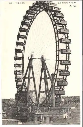 Paris - La Grande Roue von 1908  (AK5836)