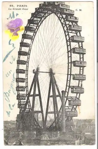 Paris - La Grande Roue von 1919  (AK5837)