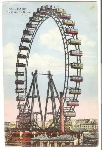 Paris - La Grande Roue von 1907  (AK5838)