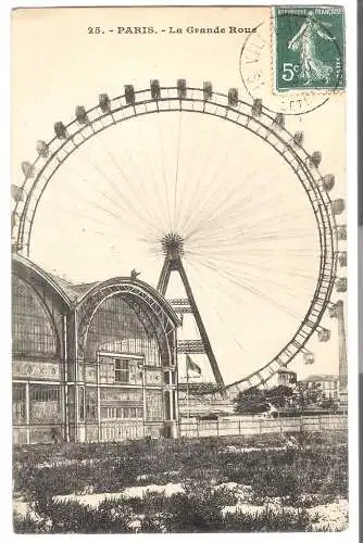 Paris - La Grande Roue von 1909   (AK5847)