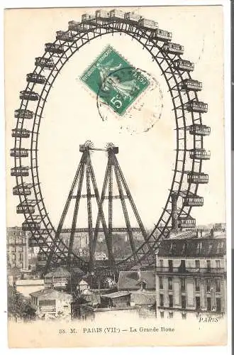 Paris - La Grande Roue von 1916   (AK5850)