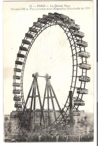 Paris - La Grande Roue von 1902   (AK5851)