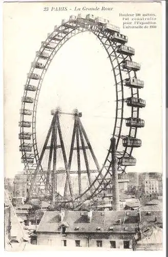 Paris - La Grande Roue von 1913   (AK5852)