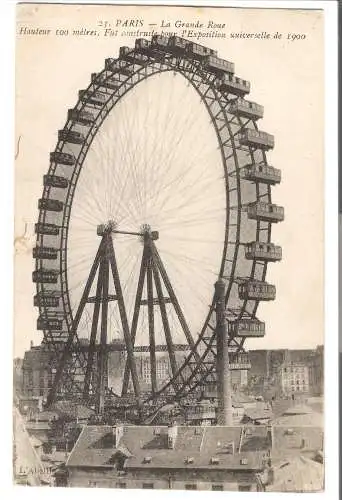 Paris - La Grande Roue von 1919   (AK5853)