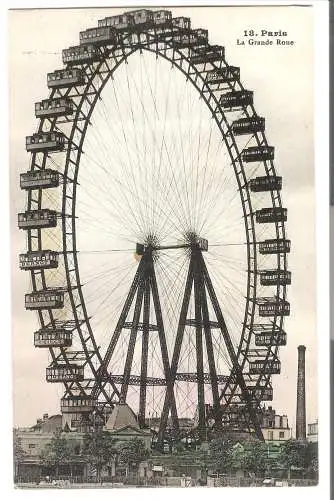 Paris - La Grande Roue von 1906   (AK5855)