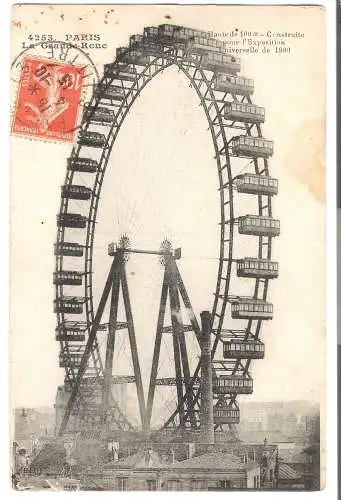 Paris - La Grande Roue von 1915   (AK5863)