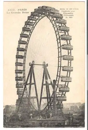 Paris - La Grande Roue von 1916   (AK5864)