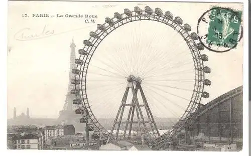 Paris - La Grande Roue von 1908   (AK5865)