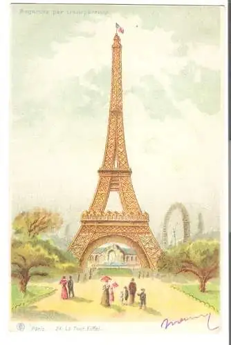 Paris - La Tour Eiffel  von 1903  (AK5866)